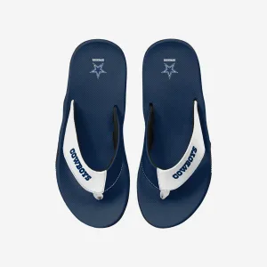 Dallas Cowboys Team Color Contour Flip Flop