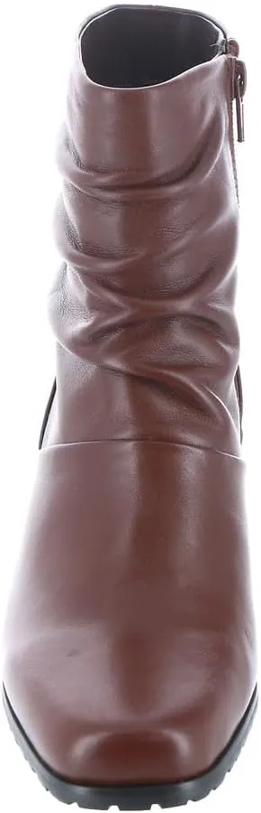 David Tate Womens Arieta Leather Ankle Booties