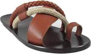 Davinci 2443 Men's Italian Push in Toe Sandal