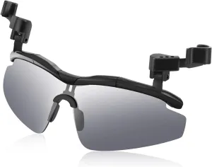 DEECOZY Outdoor Polarized Sunglasses, Fishing Cycling Traveling Flip Cover UV Protection Sunglasses That Can Be Clipped on the Hat Cap