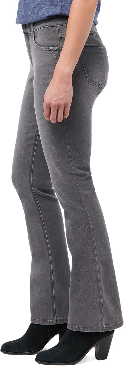 Democracy Women's Petite Plus Size Ab Solution Itty Bitty Boot Jean