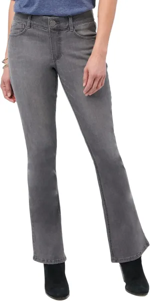 Democracy Women's Petite Plus Size Ab Solution Itty Bitty Boot Jean