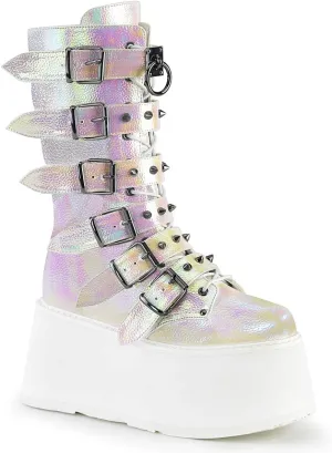 Demonia Women's Damned-225 Mid Calf Boot
