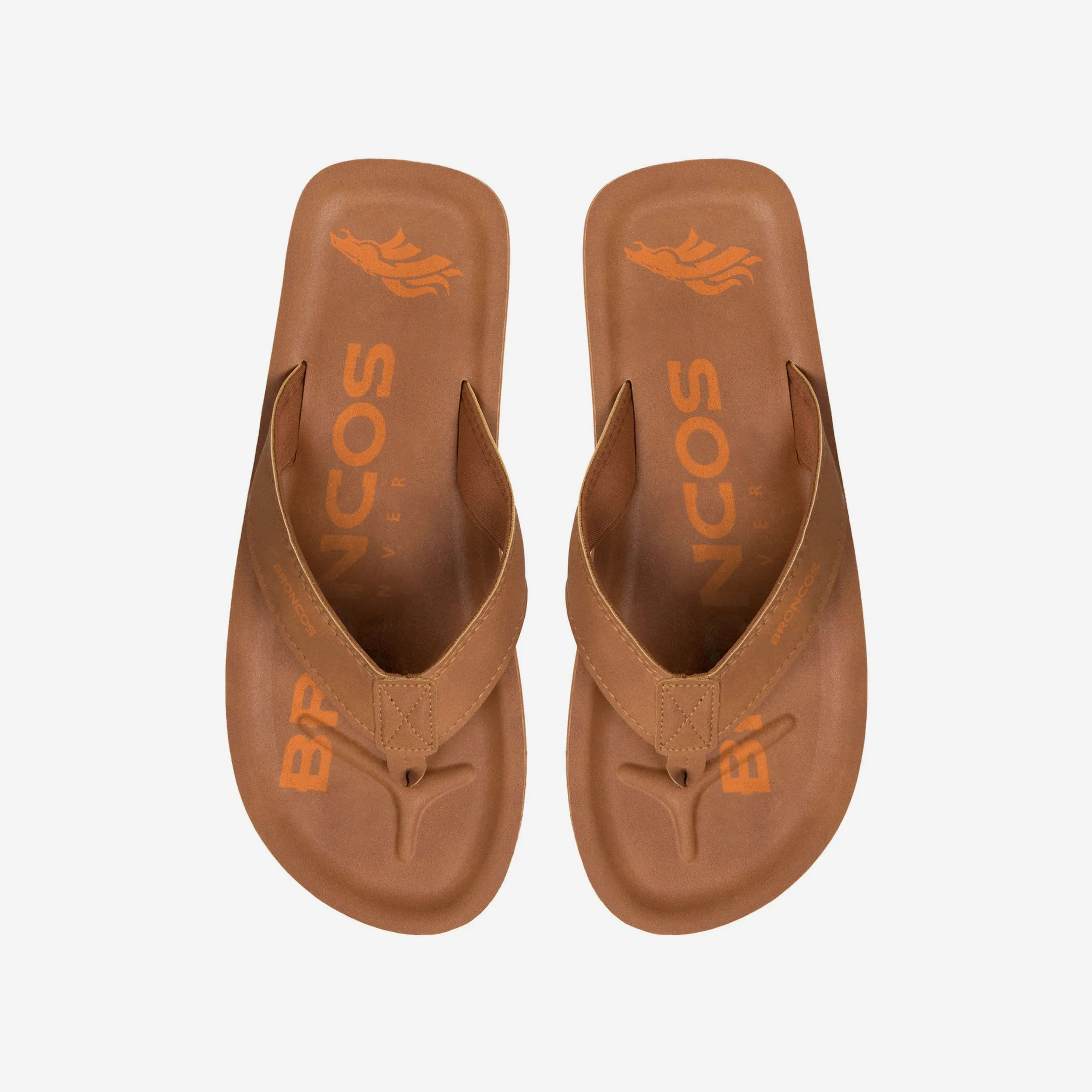 Denver Broncos Color Pop Contour Flip Flop