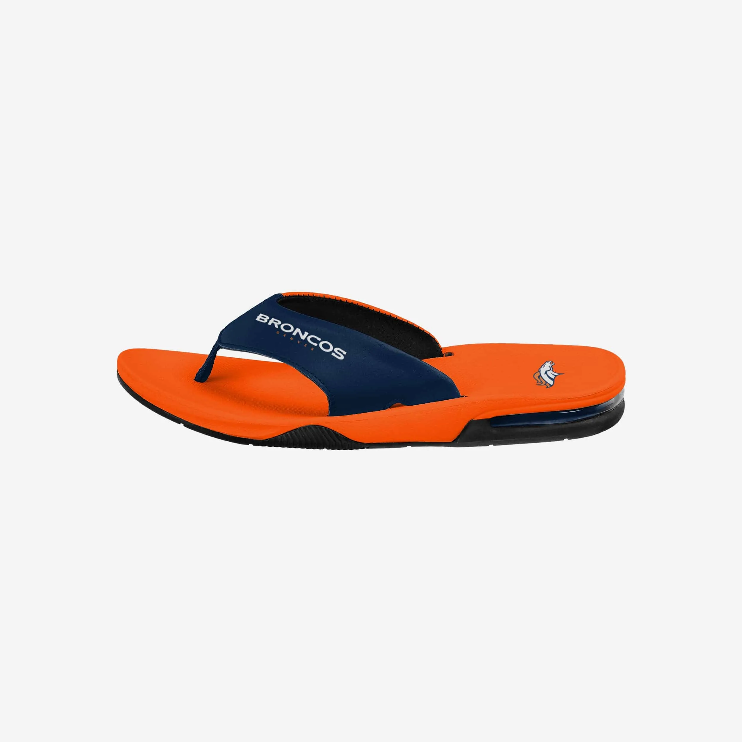 Denver Broncos Team Color Contour Flip Flop
