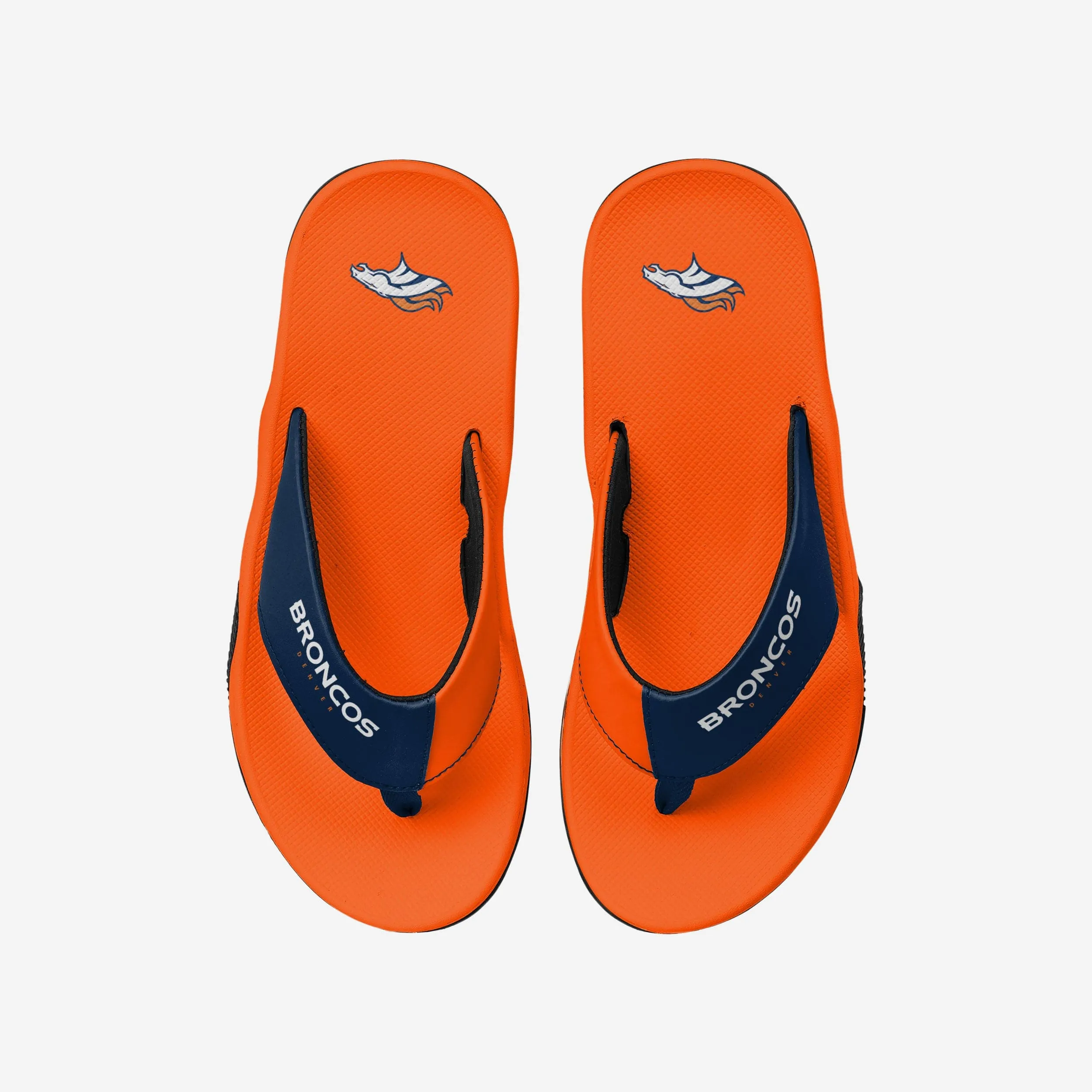 Denver Broncos Team Color Contour Flip Flop