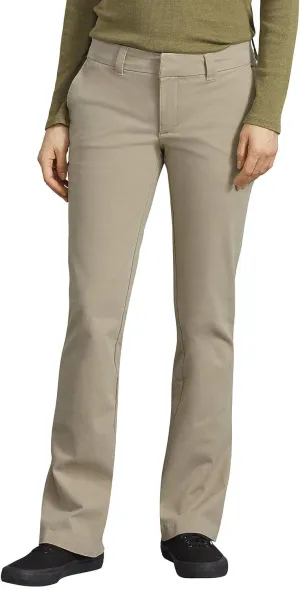 Dickies Women's Perfect Shape Bootcut Twill Pant