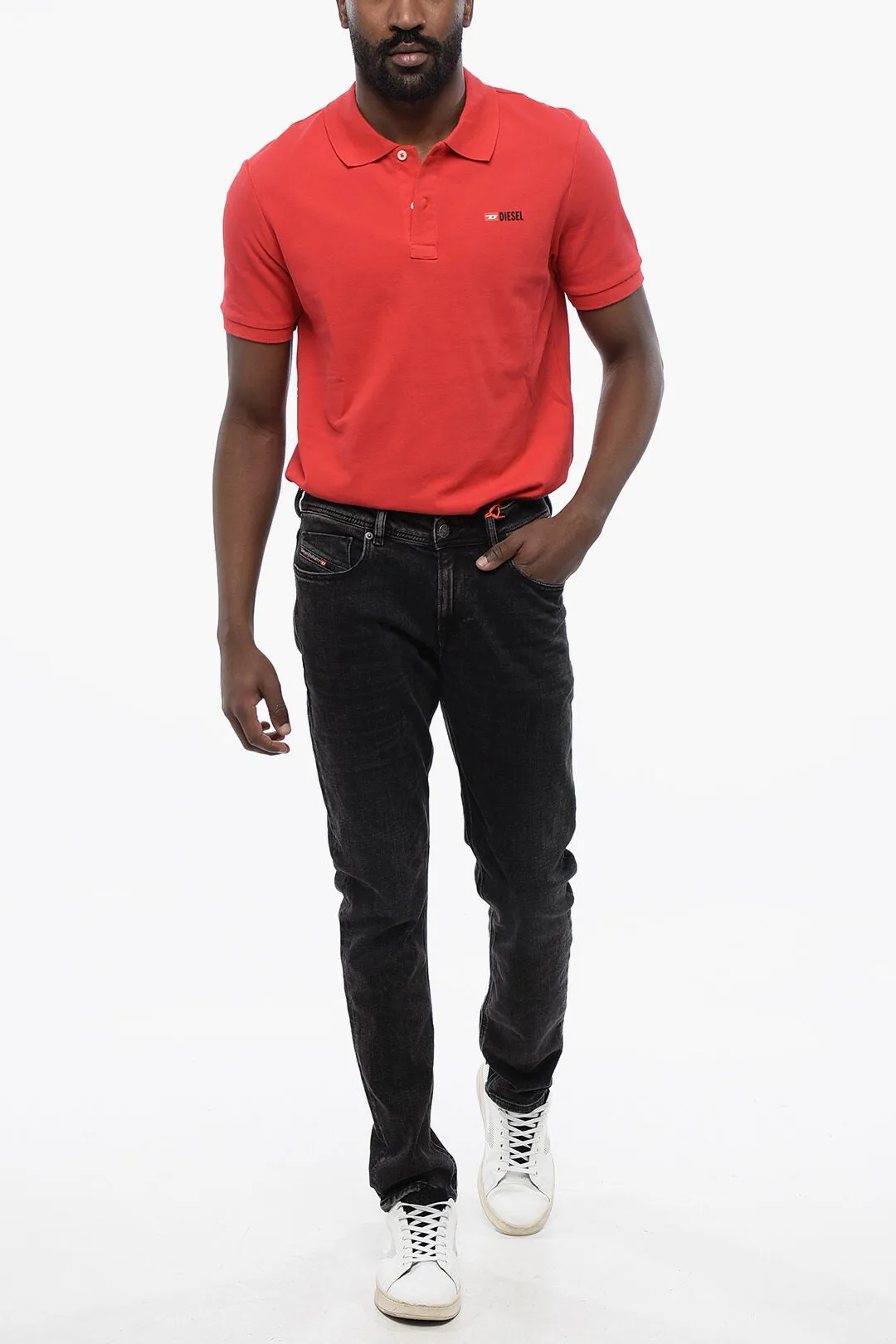 Diesel LIBRARY Mid Waist Slim Fit 2021 D-VOCS Jeans 20cm L.32