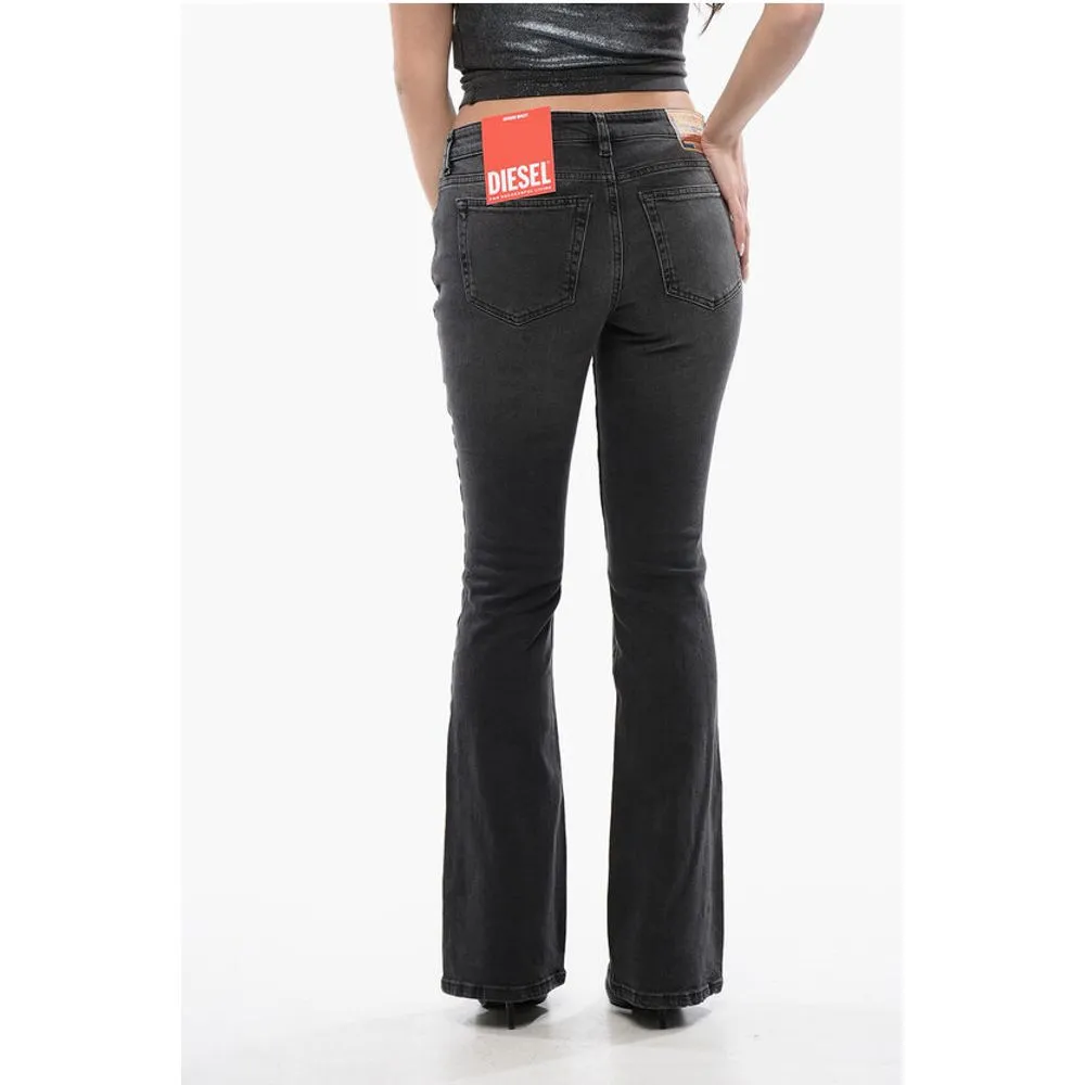Diesel Women'sow Waist Boot Cut Effect 1969 D-EBBEY SWomen'sim Fit Jeans 24cm Women's L