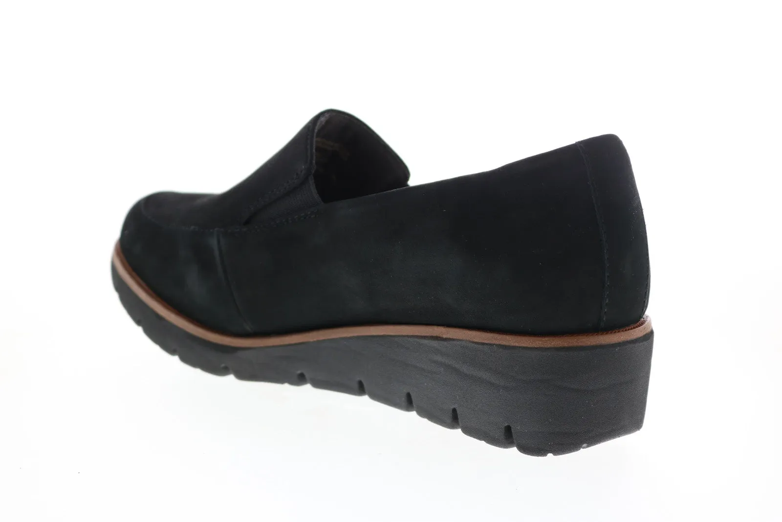 Earth Zurich Bern Patent Leather Womens Black Loafer Flats Shoes