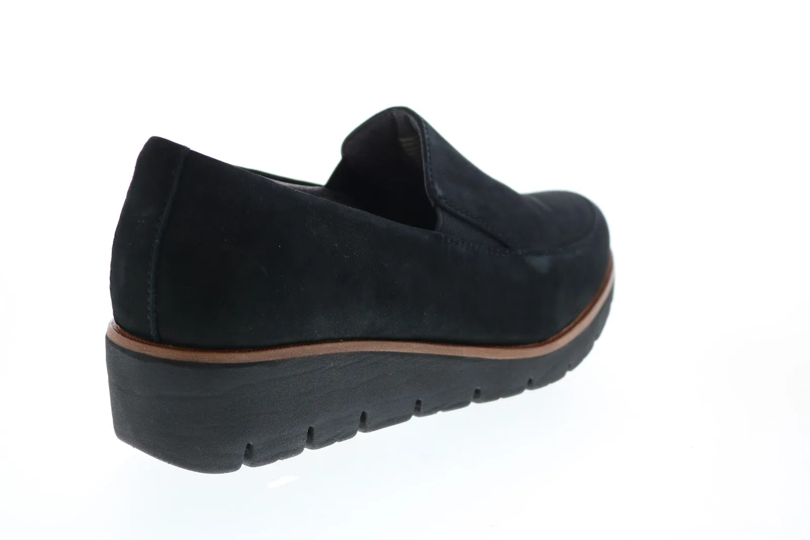 Earth Zurich Bern Patent Leather Womens Black Loafer Flats Shoes