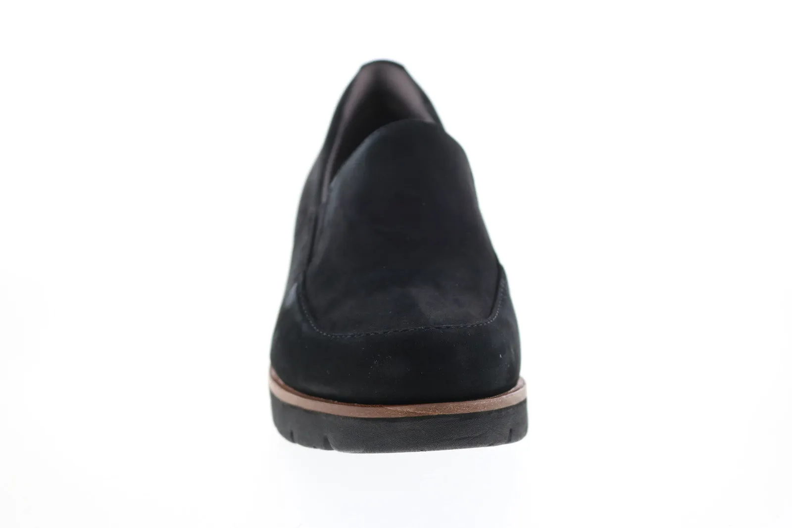Earth Zurich Bern Patent Leather Womens Black Loafer Flats Shoes