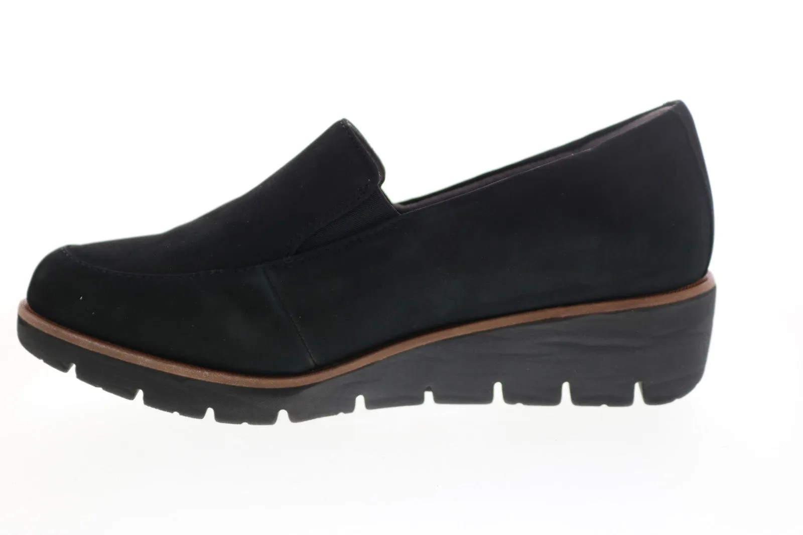 Earth Zurich Bern Patent Leather Womens Black Loafer Flats Shoes