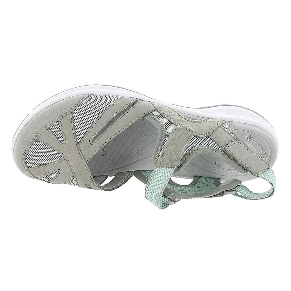 Easy Spirit Women's Esplash Sport Sandal, Grey 051, 6 X-Wide
