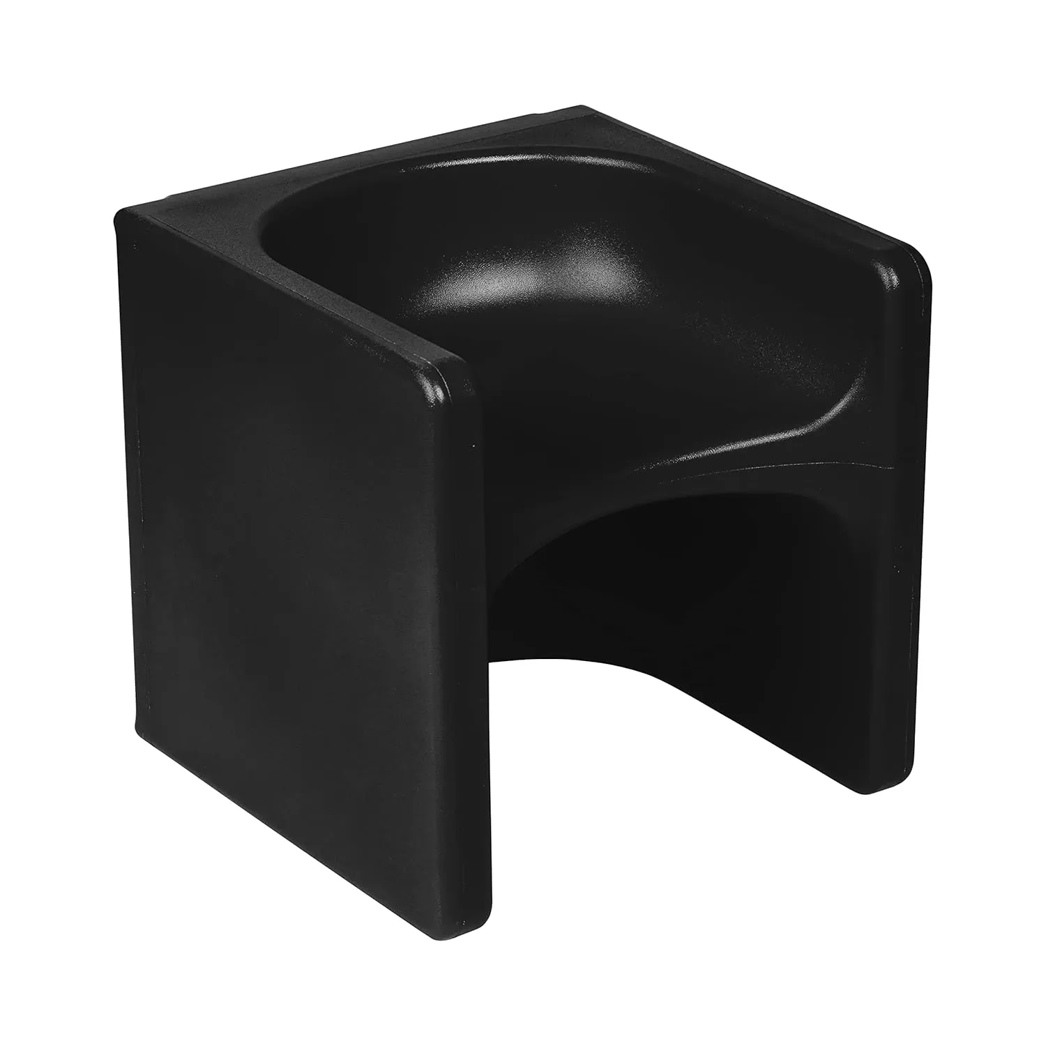 ECR4Kids Tri-Me 3-In-1 Cube Chair, Kids Furniture, Black