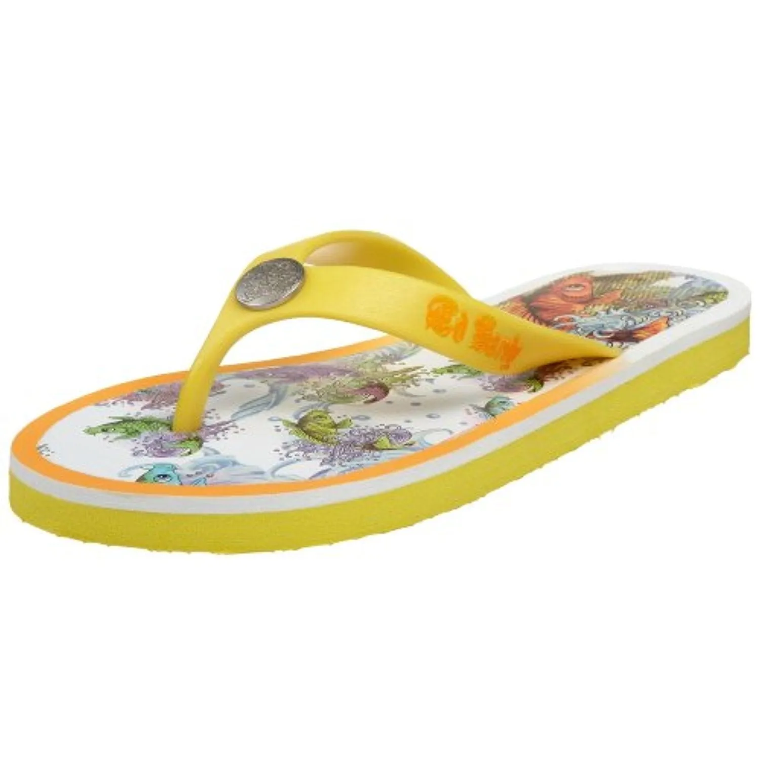 Ed Hardy Women's Okina Sandal,Yellow-10SBC208W,5 M US