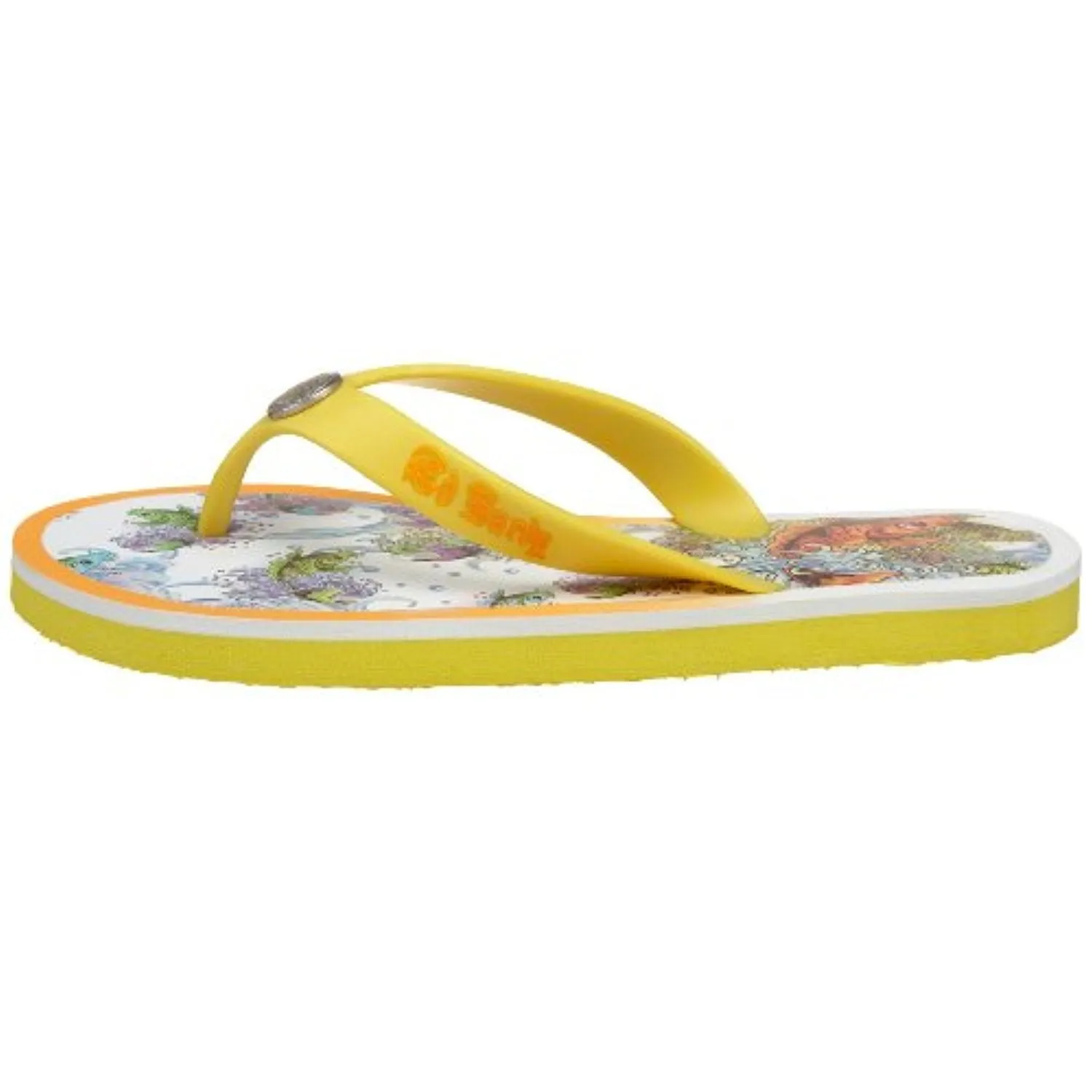 Ed Hardy Women's Okina Sandal,Yellow-10SBC208W,5 M US
