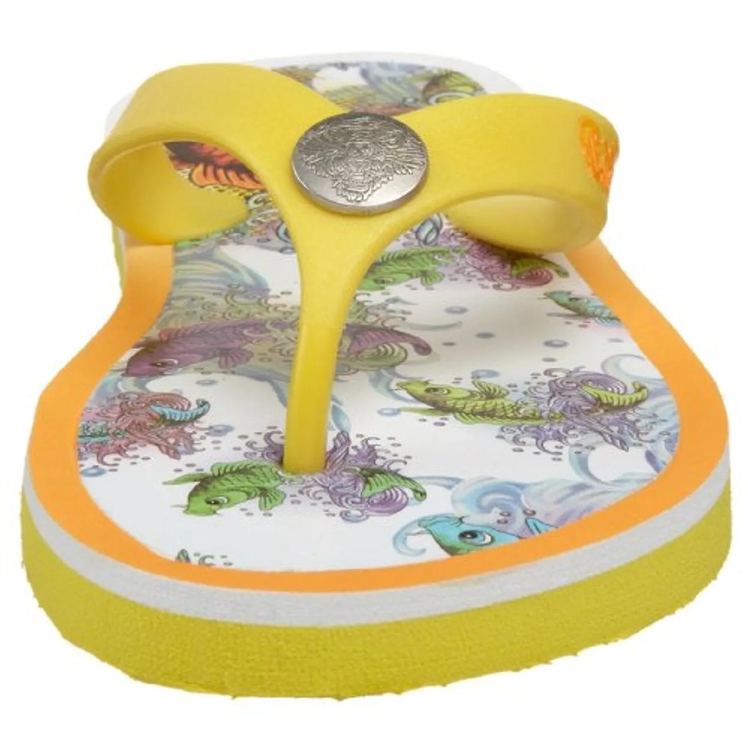 Ed Hardy Women's Okina Sandal,Yellow-10SBC208W,5 M US
