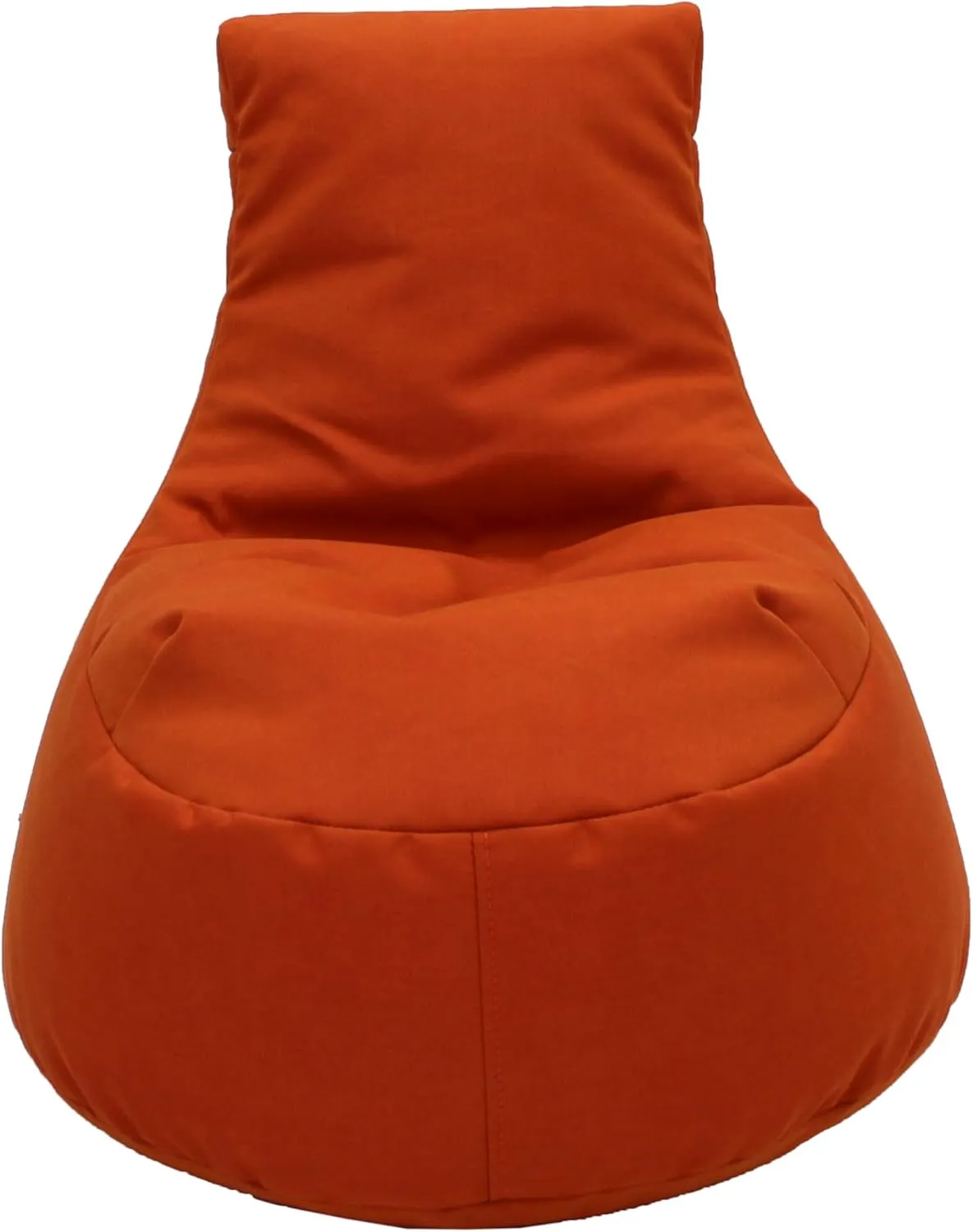 Factory Direct Partners Element Paddle Out Bean Bag Chair for Kids, Comfy Indoor Outdoor Bean-Filled Flexible Seating for Reading, Playroom, Classroom, Patio or Garage - Burnt Orange, 14031-121