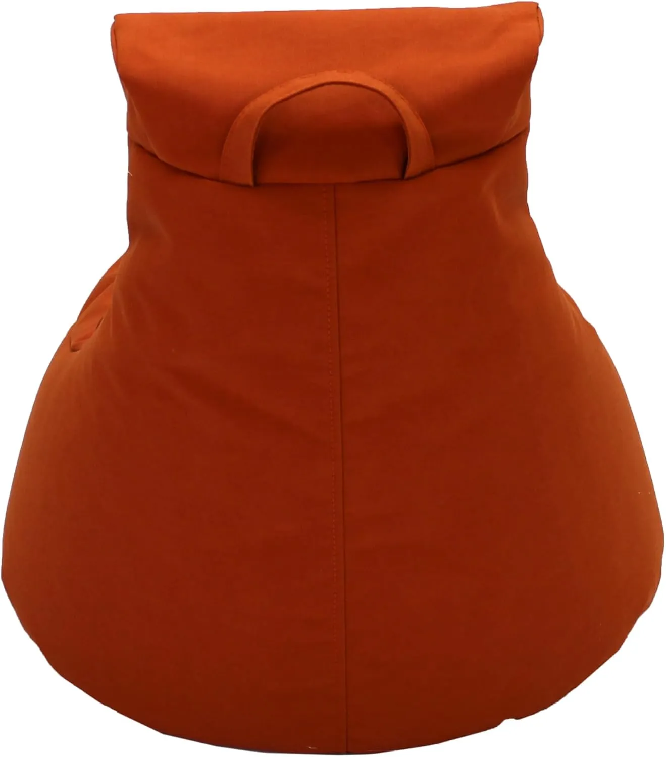 Factory Direct Partners Element Paddle Out Bean Bag Chair for Kids, Comfy Indoor Outdoor Bean-Filled Flexible Seating for Reading, Playroom, Classroom, Patio or Garage - Burnt Orange, 14031-121