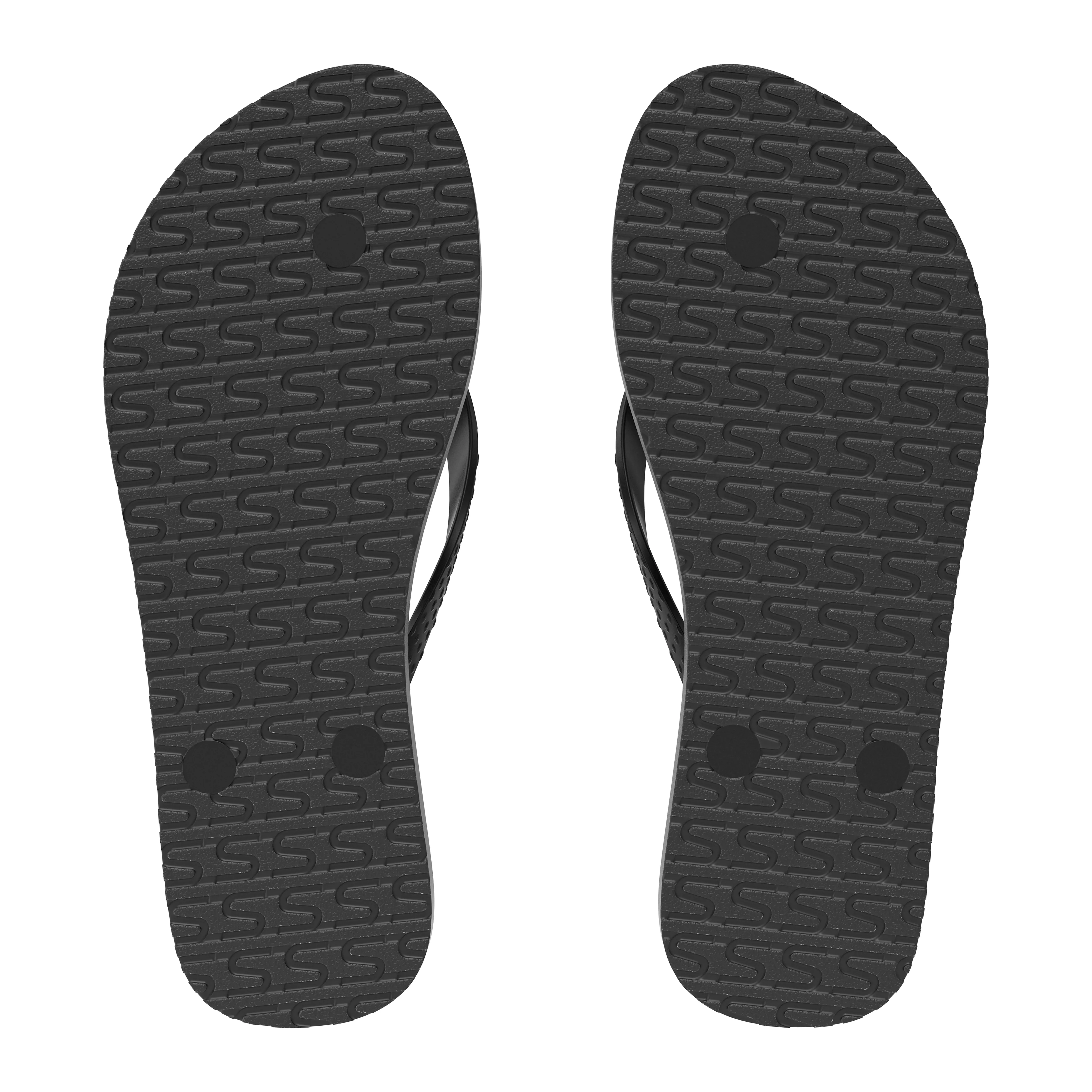 Female Black Speedo Flip Flop