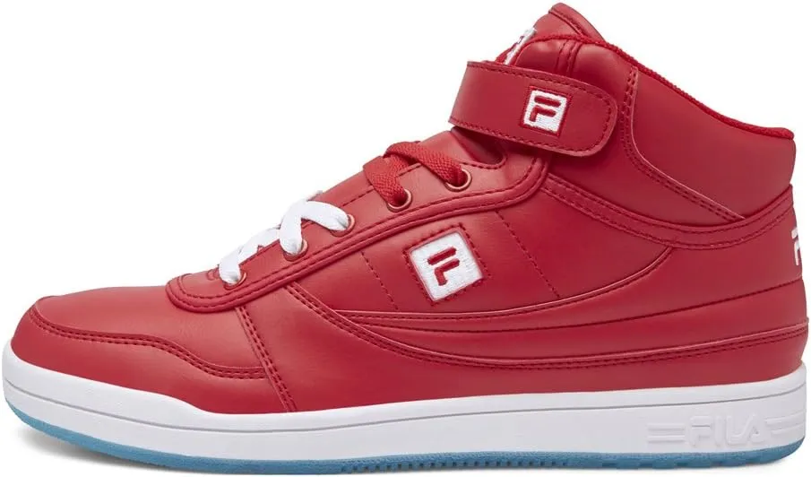 Fila Men's BBN 84 Ice Fashion Sneakers, Red, Faux Leather, Nylon, Rubber, 7 M