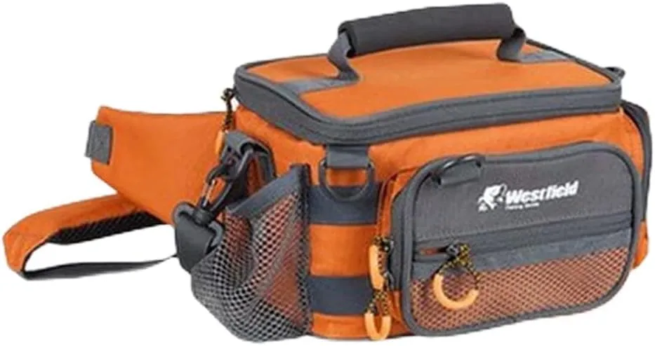 Fishing Tackle Bag with Shoulder Strap Fishing Rod Bag Fishing Tackle Storage Bag Fishing Tackle Bag (23×18×14cm)