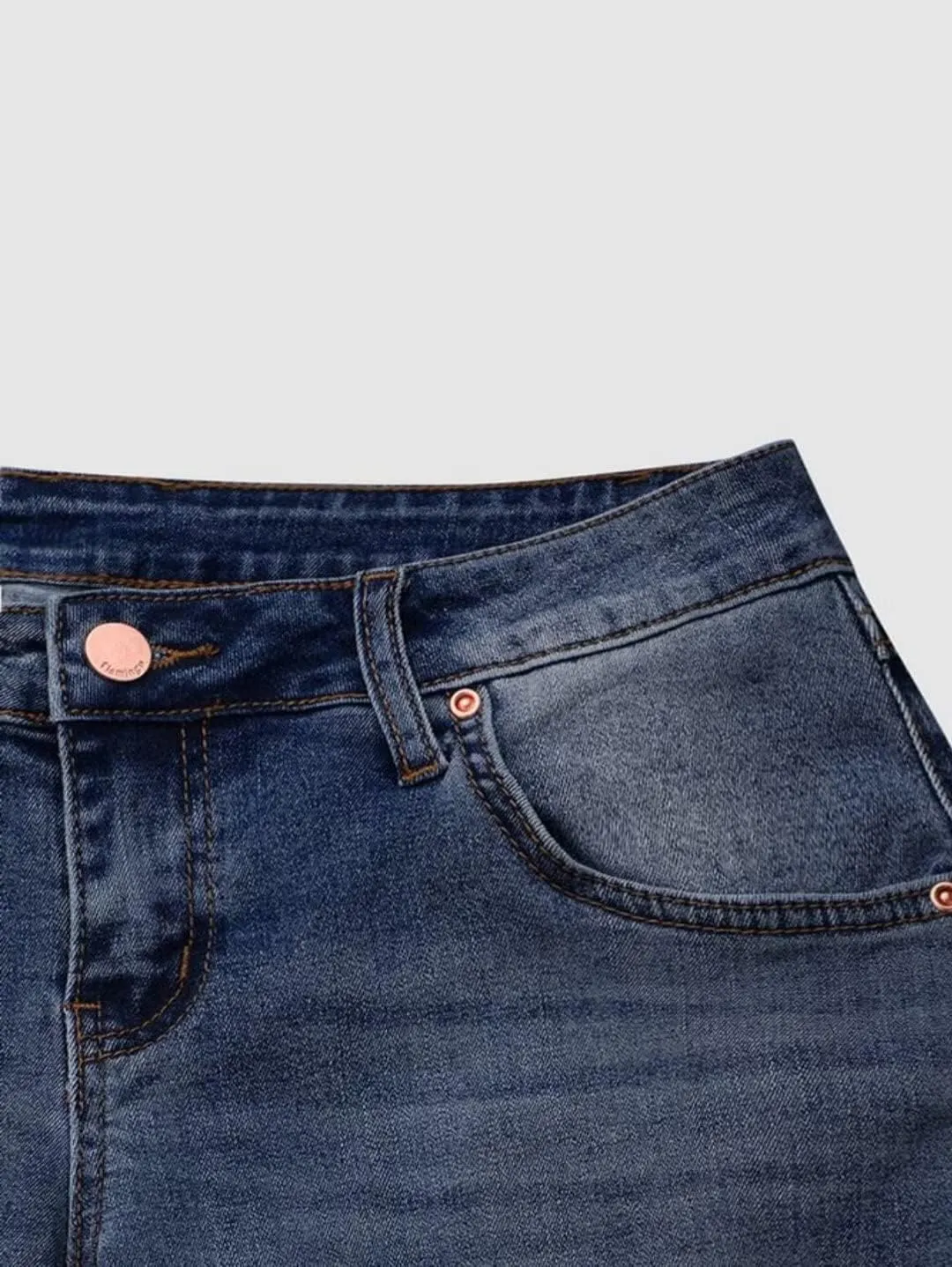 Flamingals Butt Lifting Bootcut Jeans Stretchy Casual Fall Winter Trendy Flare Leg Jeans for Women