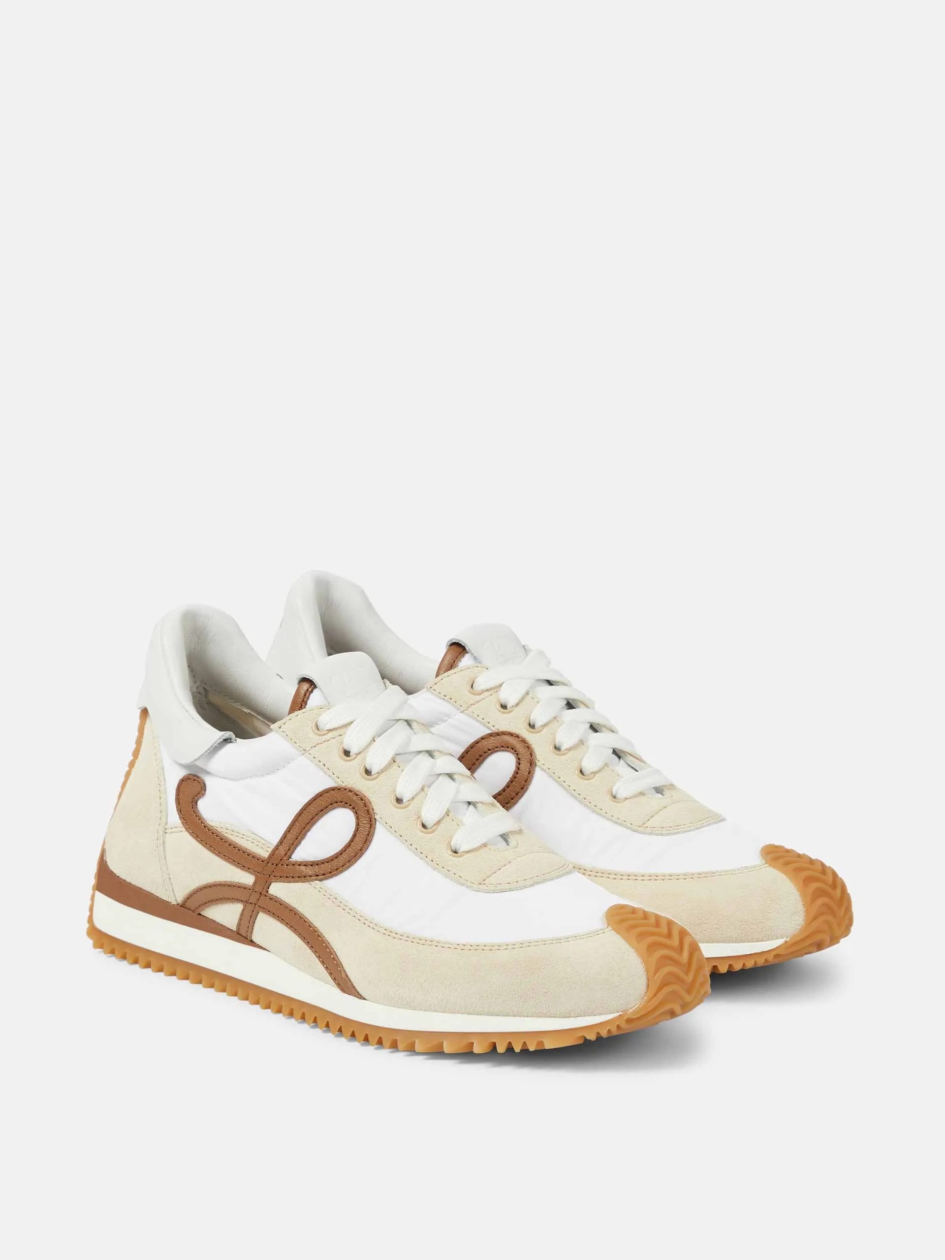 Flow Runner in nylon and suede