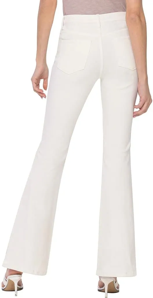 Flying Monkey Ivory Flare Jeans High-Rise Long Length