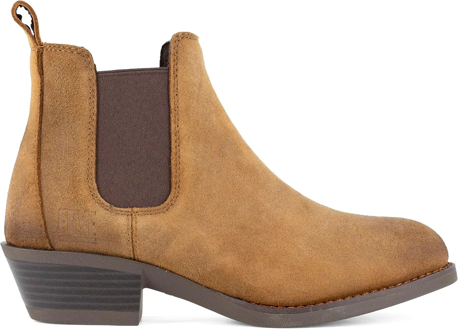 Frye Supply Women's Safety-Crafted Steel Mid-Cut Dark Brown Chelsea Boot