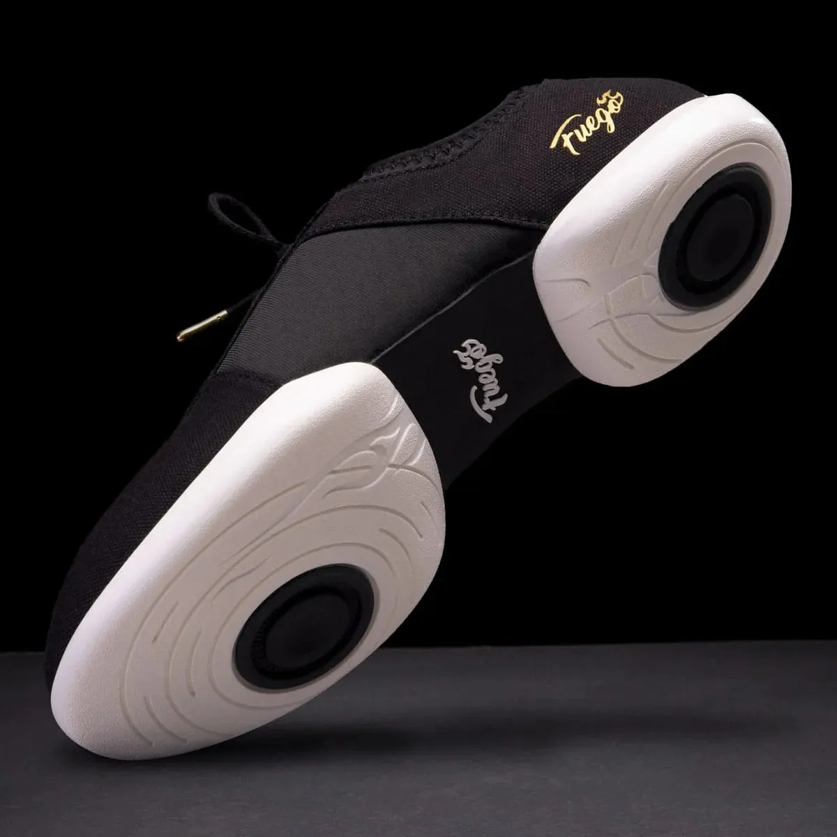 Fuego Sneakers Black Lightweight Split-Sole Dance Shoes