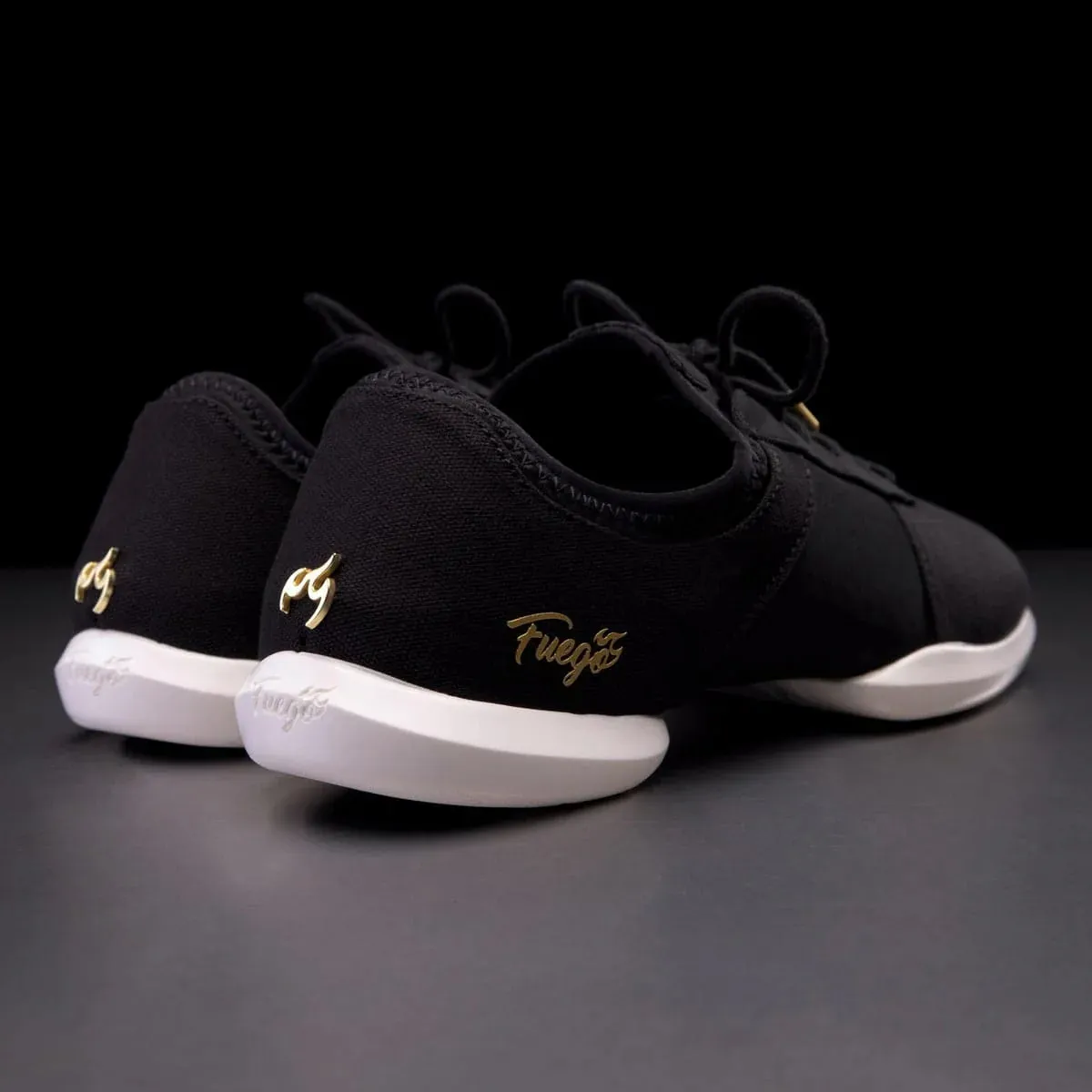 Fuego Sneakers Black Lightweight Split-Sole Dance Shoes