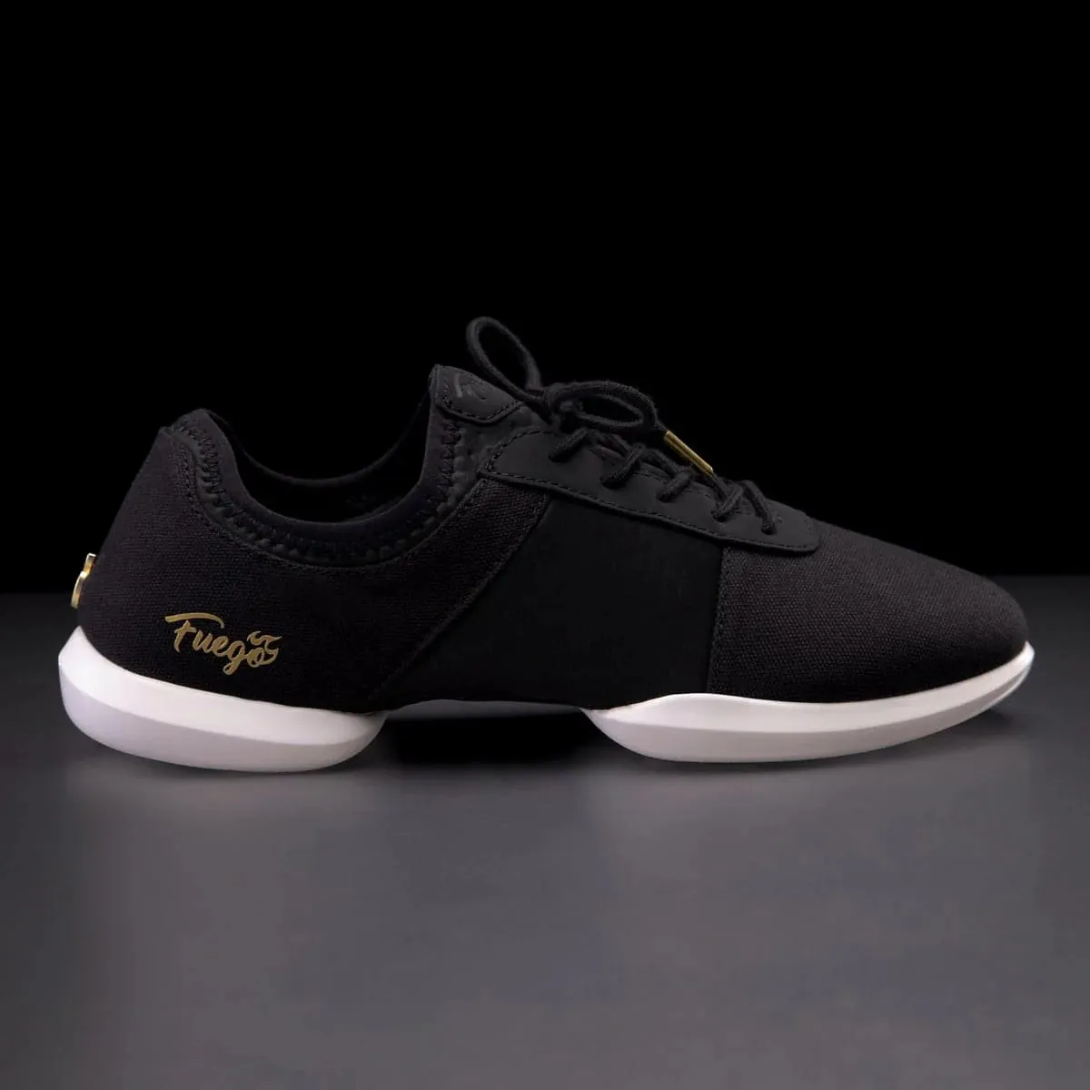 Fuego Sneakers Black Lightweight Split-Sole Dance Shoes