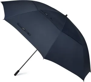 G4Free 80 Inch Huge Large Oversize Golf Umbrella Double Canopy Vented Windproof Stick Umbrellas, 6.6 Ft Heavy Duty for Outdoor Doorman Family