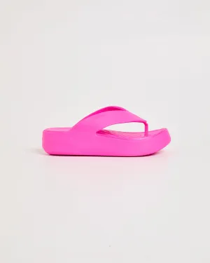 Getaway Platform Flip Flop in Pink