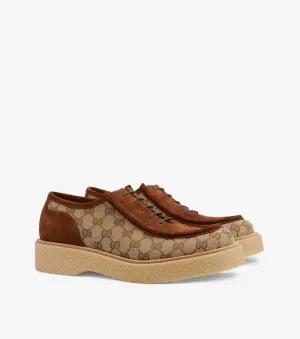 GG-canvas lace-up