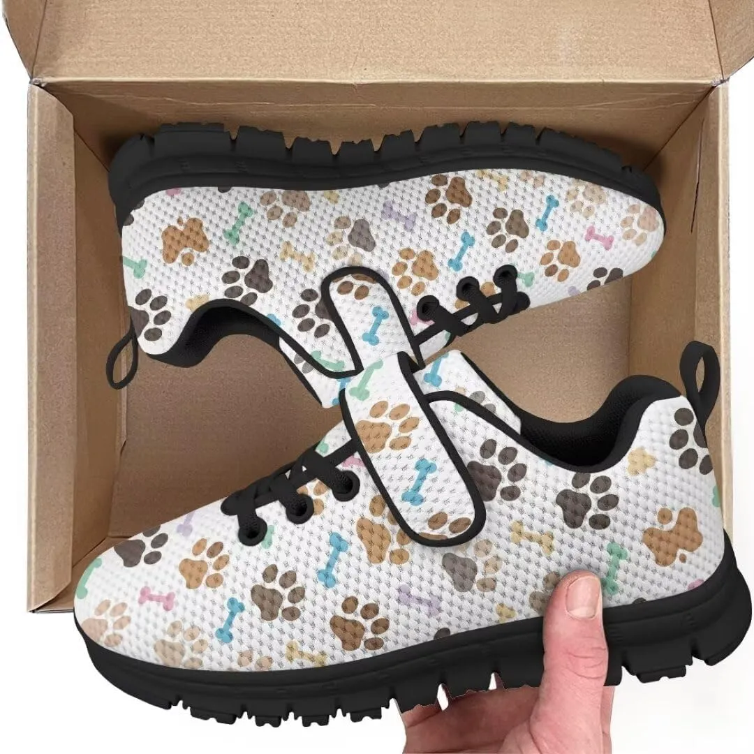 Girls Boys Sports Sneakers Hook & Loop Closure with One Strap Unisex Kids Anti Slip Lightweight Shoes