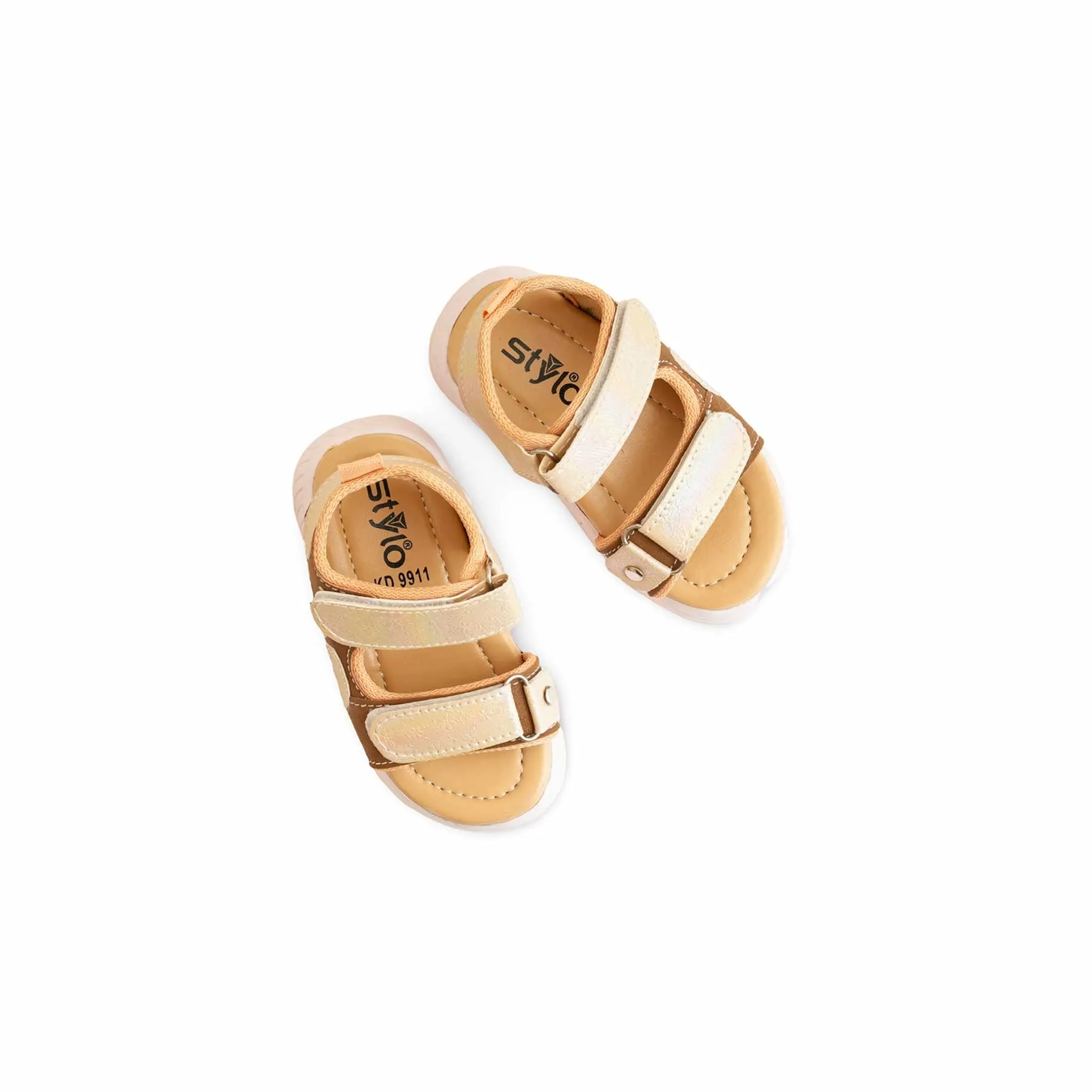 Girls Golden Casual Sandal KD9911