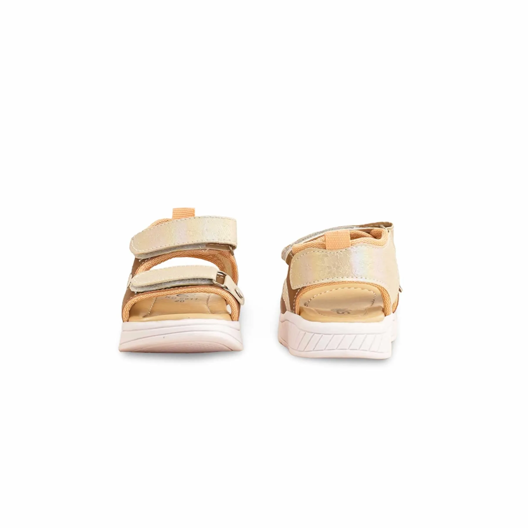 Girls Golden Casual Sandal KD9911