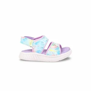 Girls Purple Casual Sandal KD9910