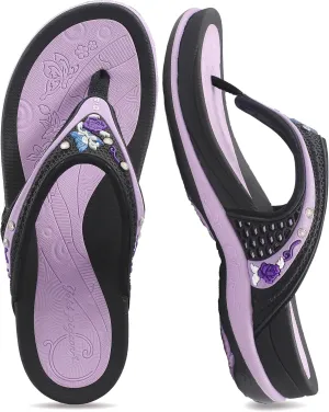 Gold Pigeon Shoes SIGNATURE Comfort Ergonomic Walking Flip Flops for Women