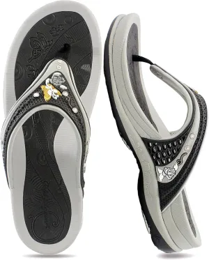 Gold Pigeon Shoes SIGNATURE Comfort Ergonomic Walking Flip Flops for Women