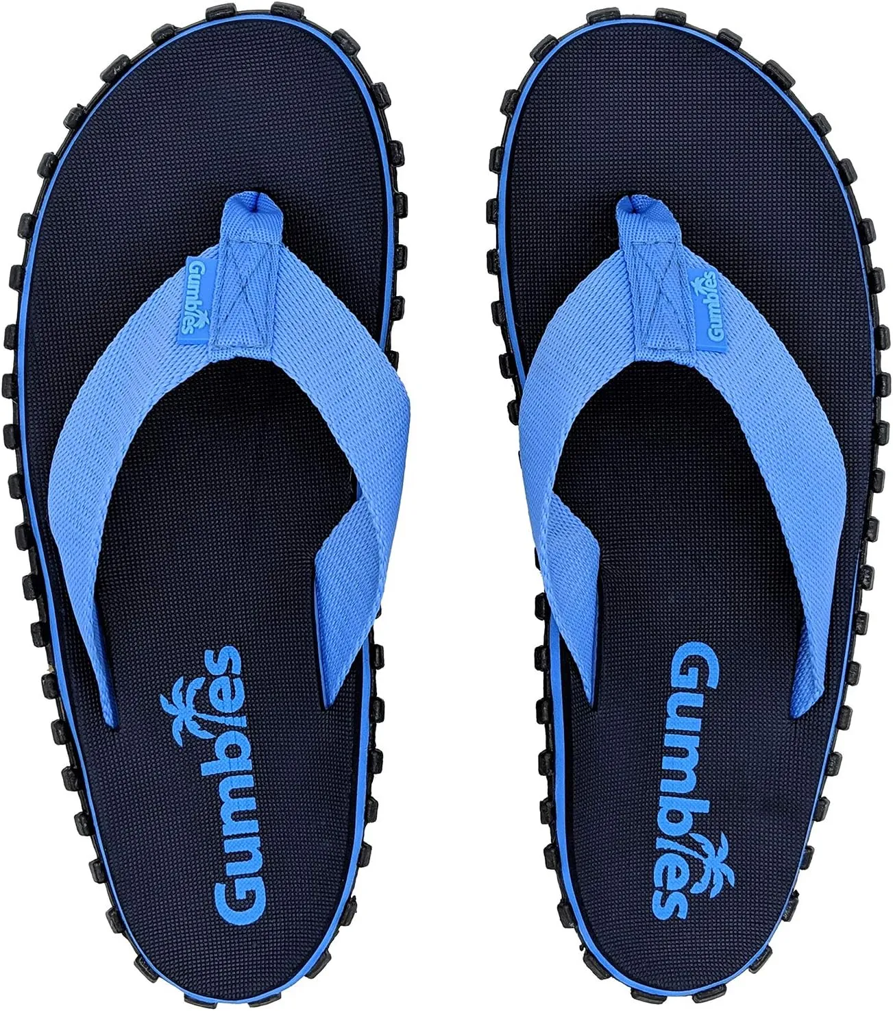 Gumbies Duckbill Unisex Waterproof Flip Flops with Supersoft Fabric Toe Post and Durable Recycled Rubber Sole - Comfort Guaranteed