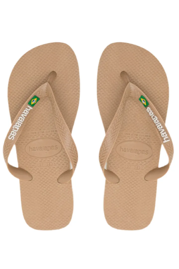 Havaianas - Flip flops - Rose Gold - Brasil Logo FC sss