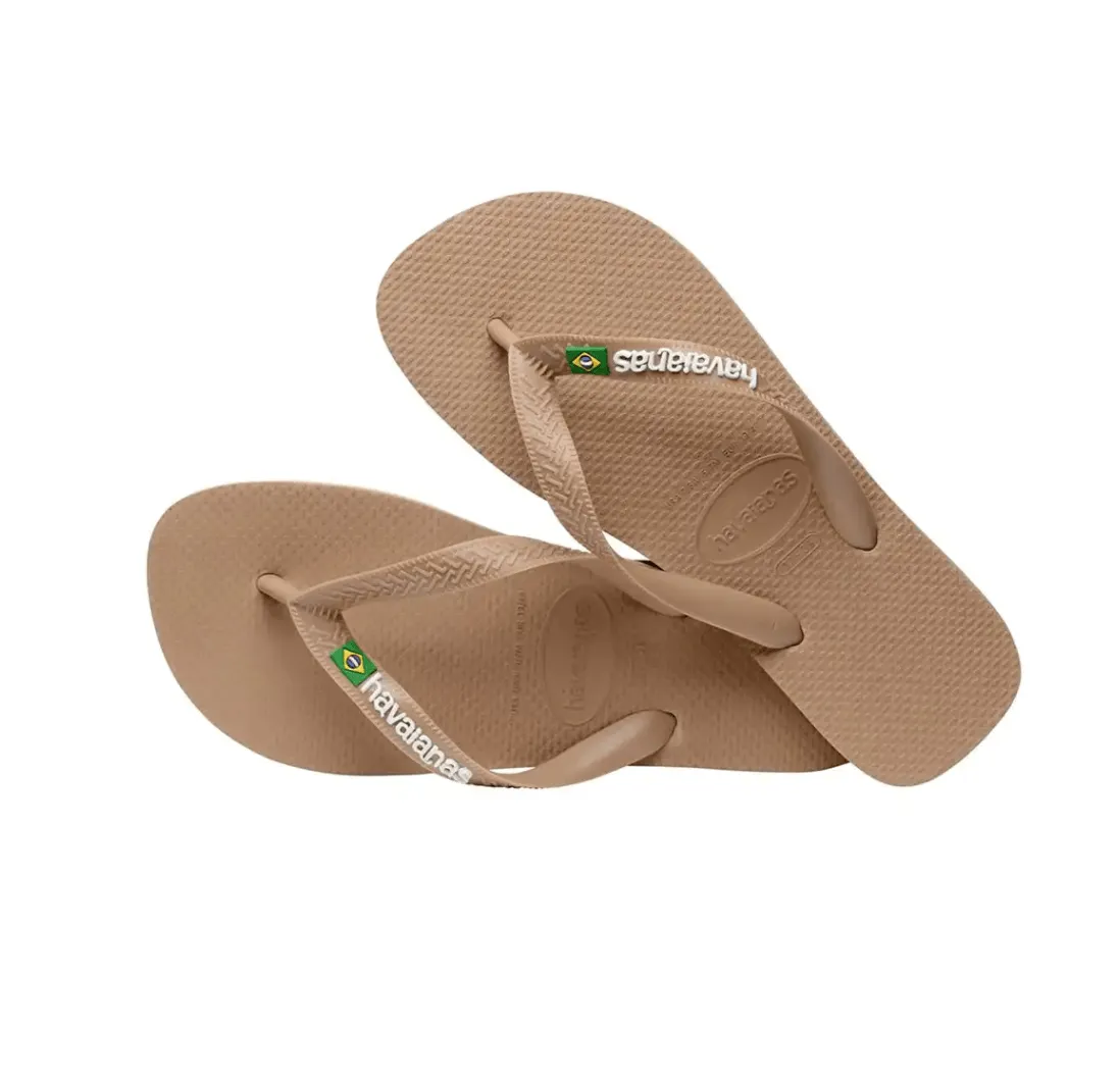 Havaianas - Flip flops - Rose Gold - Brasil Logo FC sss