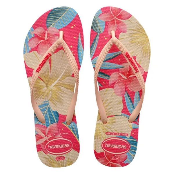 HAVAIANAS SLIM FLORAL - PINK.PINK