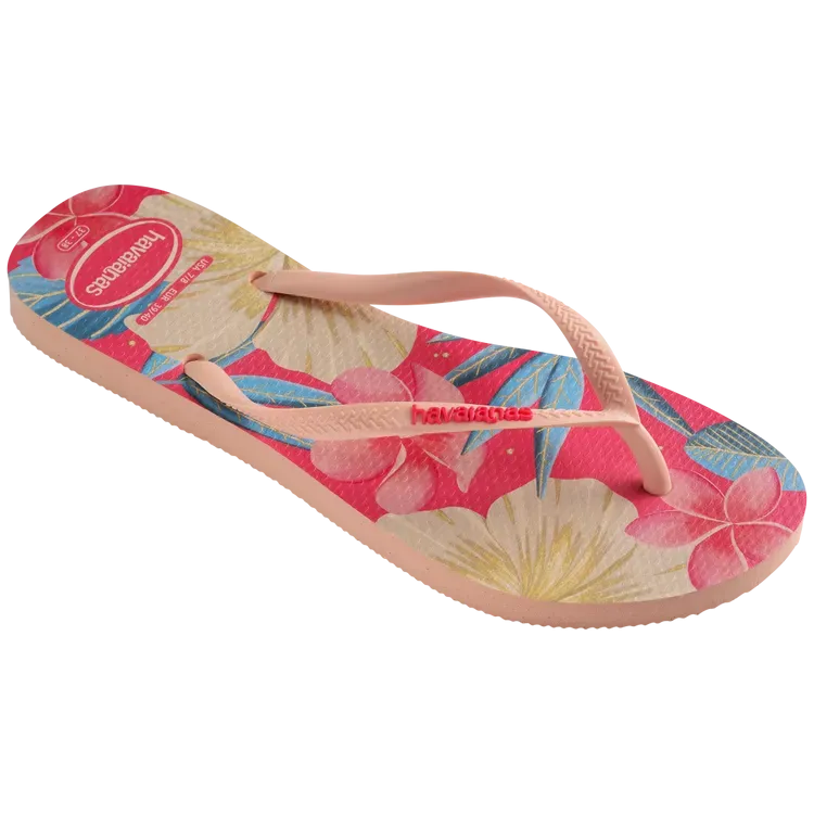 HAVAIANAS SLIM FLORAL - PINK.PINK