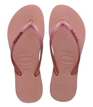 HAVAIANAS SLIM SPARKLE II - CROCUS ROSE.GOLDEN BLUSH