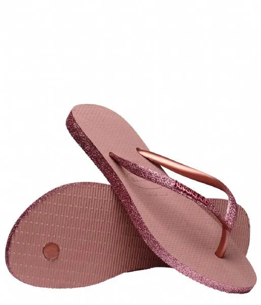HAVAIANAS SLIM SPARKLE II - CROCUS ROSE.GOLDEN BLUSH